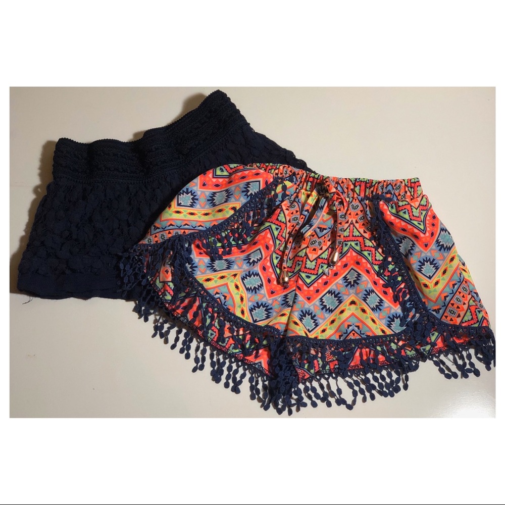 Girls Small Crochet Shorts Bundle.